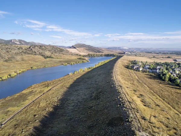 Aerial view of Colorado foothills — Stock Photo, Image