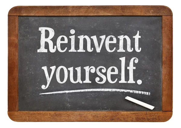 Reinvent yourself — Stock Photo, Image