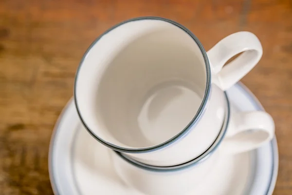 Stacked coffee cups abstract — Stock Photo, Image