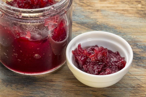 Cranberry sauce — Stock Photo, Image