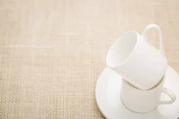 Gestapelde espresso koffie cups — Stockfoto