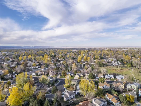 Fort Collins aerial view — Stock Photo, Image