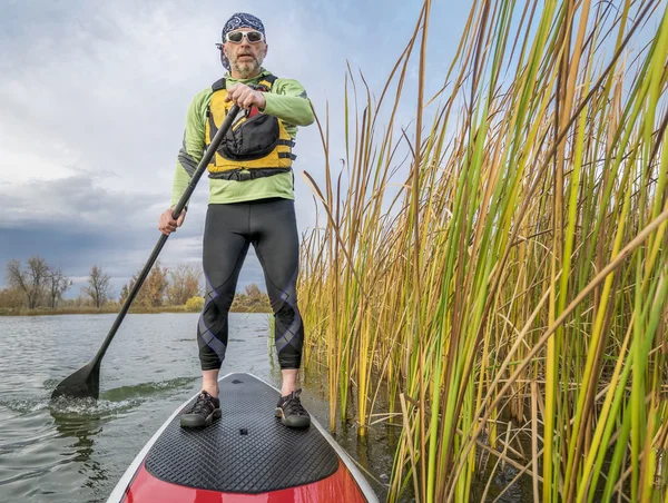 Stand up paddling in Colorado — Foto Stock