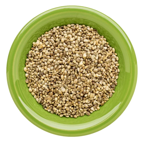 Hemp seeds — Stock Photo, Image