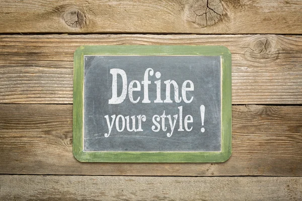 Define your style — Stock Photo, Image