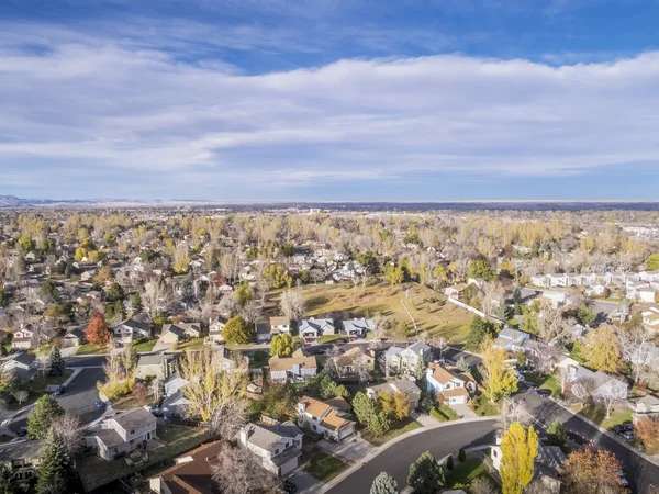 Fort Collins vista aérea — Fotografia de Stock