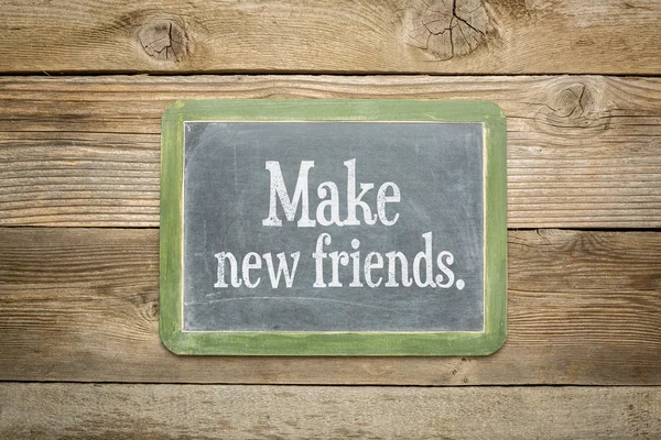 Make new friends — Stock Photo, Image