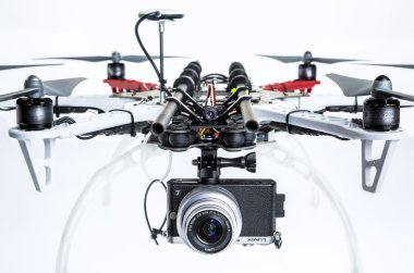 hexacopter drone ile fotoğraf makinesi
