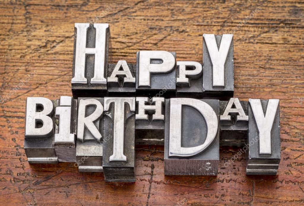Joyeux Anniversaire En Metal Type Image Libre De Droit Par Pixelsaway C
