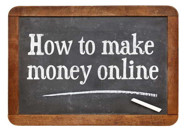 Cómo hacer dinero en línea — Foto de Stock
