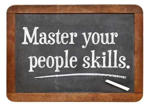 Master your people skills — Stock Photo, Image