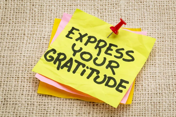 Express your gratitude — Stock Photo, Image