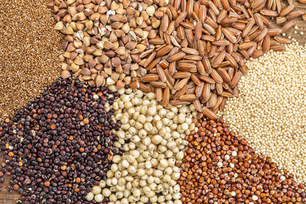 gluten free grains  abstract