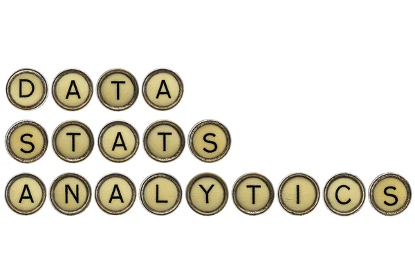 Dati, statistiche e analisi — Foto Stock