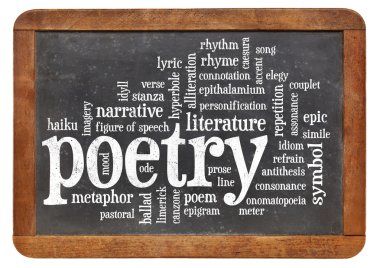 poetry word cloud clipart