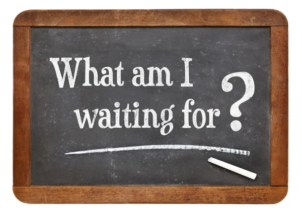 What am I waiting for? — Stock Photo, Image