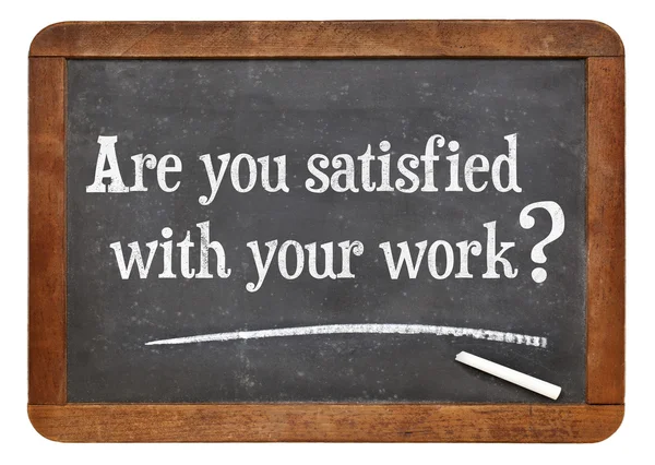 Ön elégedett a munka? — Stock Fotó