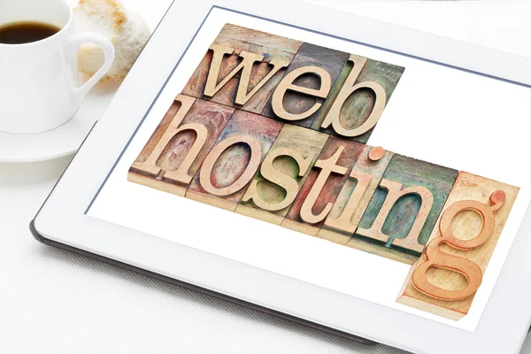 Web hosting concept — Stock Photo, Image