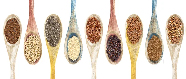 Glutine frre cereali e semi — Foto Stock