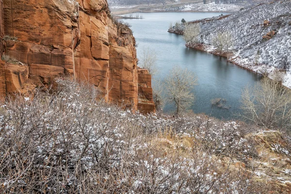 Gammal sandsten quarry — Stockfoto