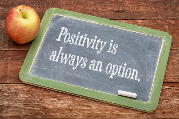 La positividad es siempre una opción — Foto de Stock