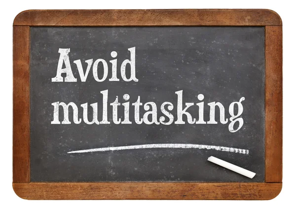 Ne multitasking tanácsot — Stock Fotó