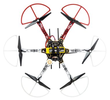 hexacopter dron beyaz