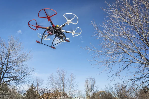 Haexacopter drone voando — Fotografia de Stock