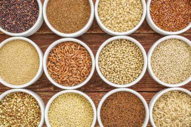 sağlıklı, ücretsiz gluten soyut tahıllar