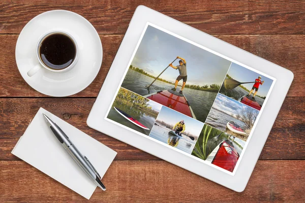 Stand up paddling concept — Stock Photo, Image