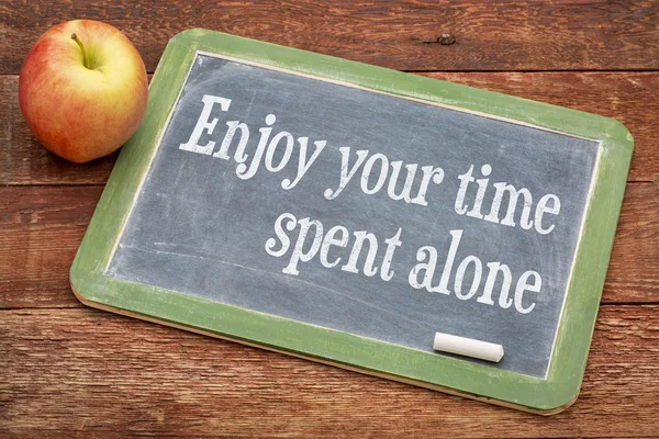 Enjoy your time spent alone — Stock Photo, Image