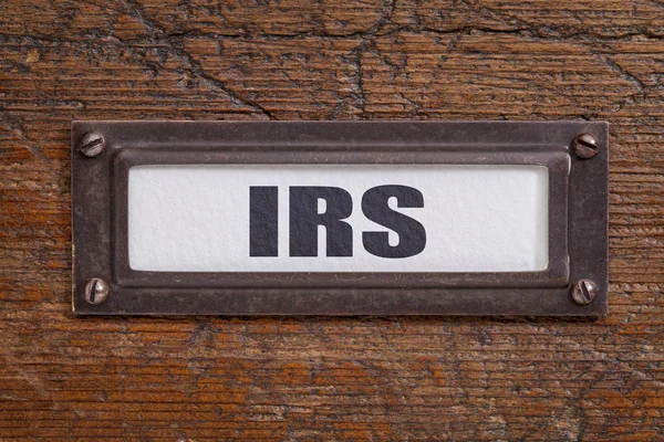 IRS - file cabinet label