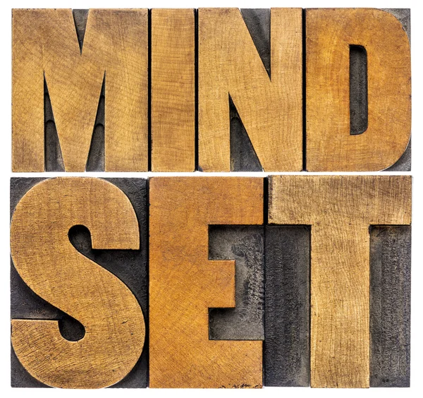 Mindset word abstract typography — Stock Photo, Image