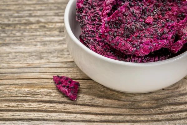 Szárított sárkány gyümölcs (pitaya) — Stock Fotó