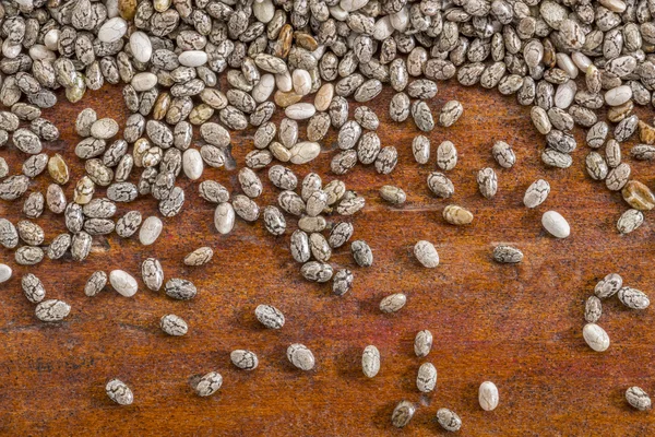 Sementes de chia fechar o fundo — Fotografia de Stock