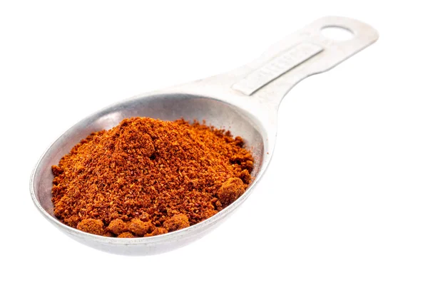 Paprika powder on measuriong spoon — Stock Photo, Image