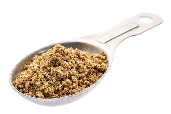 Brown flax meal — Stock Photo, Image