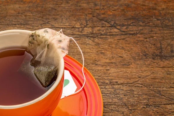 Cup of herbal green tea — Stock Photo, Image