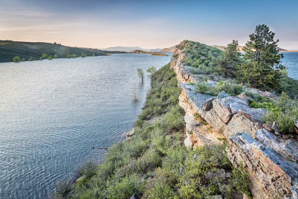 Horsetooth Reservoir op lente — Stockfoto