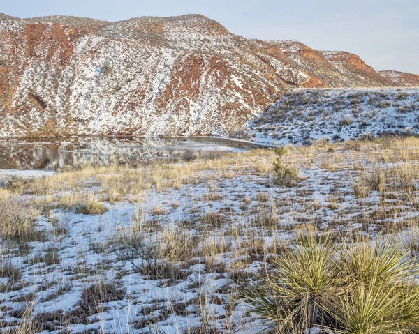 Winter auf dem Roten Berg — Stockfoto