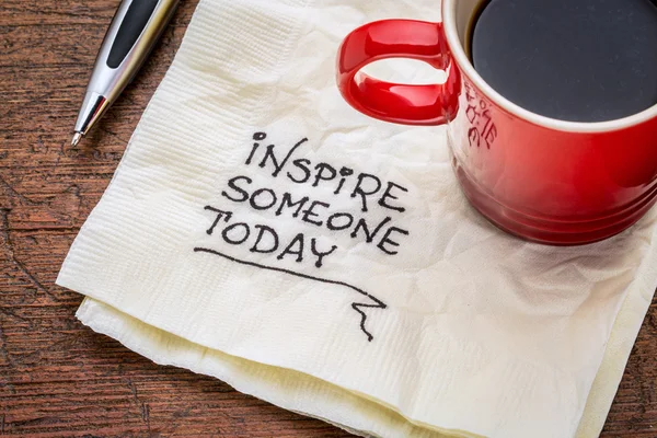 Inspira a alguien hoy — Foto de Stock