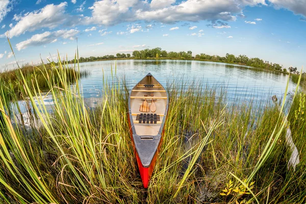 Kanu in Fischaugenperspektive — Stockfoto