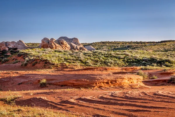 Formazioni di arenaria a Sand Creek — Foto Stock