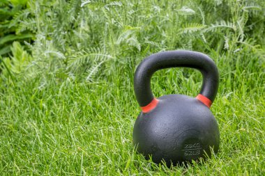 ağır rekabet kettlebell arka