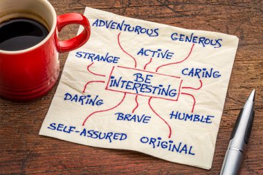 how to be interesting - positive character feature