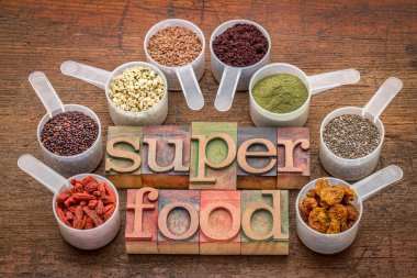 sccop ve letterpress tipografi superfoods