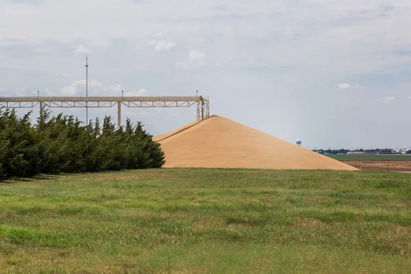 Hard red winter wheat - big pile — Stock Photo, Image