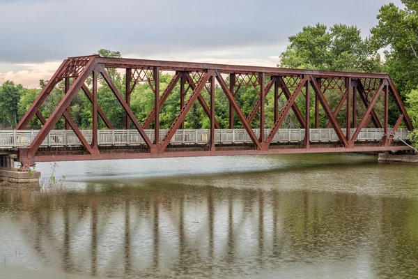 在密苏里州的小路上凯蒂栈桥 — 图库照片