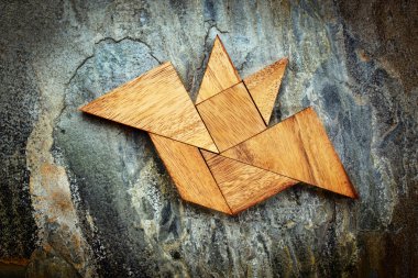 Tangram yarasa - Cadılar Bayramı kavramı