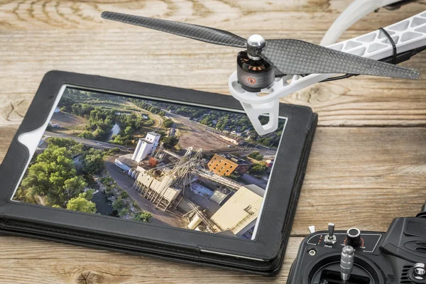 Drone luchtfotografie concept — Stockfoto